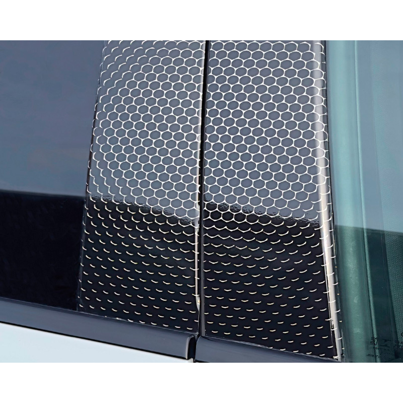 Foliatec Design Sticker B-pillar – Set of 2 pieces 24.5x54.5cm – High gloss black