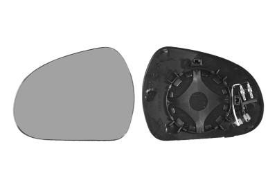 spiegelglas, bol glas, verwarmd, rechts Peugeot 308, 2007-2011