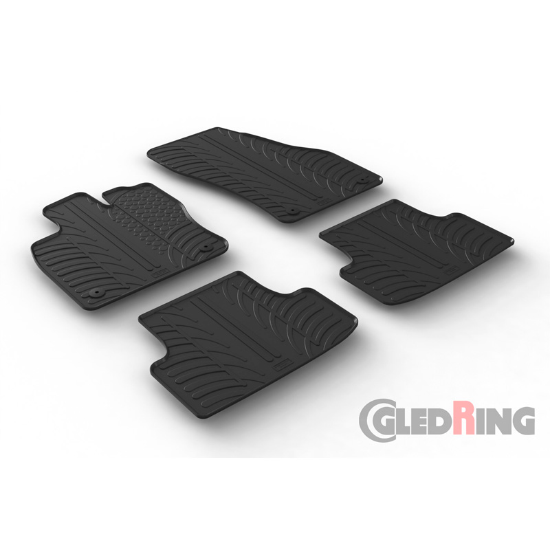Rubbermatten  Seat Ateca / Cupra Ateca 5/2016- (T profiel 4-delig + montageclips)
