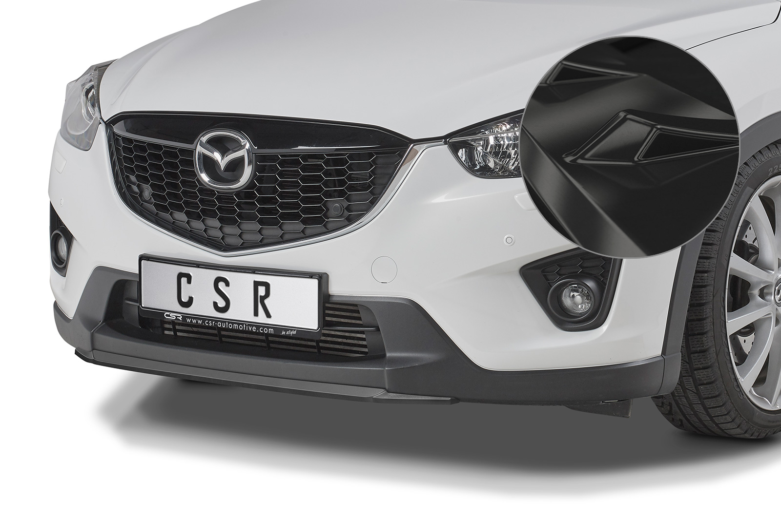 Voorspoiler Mazda CX5 CSR Glans Zwart