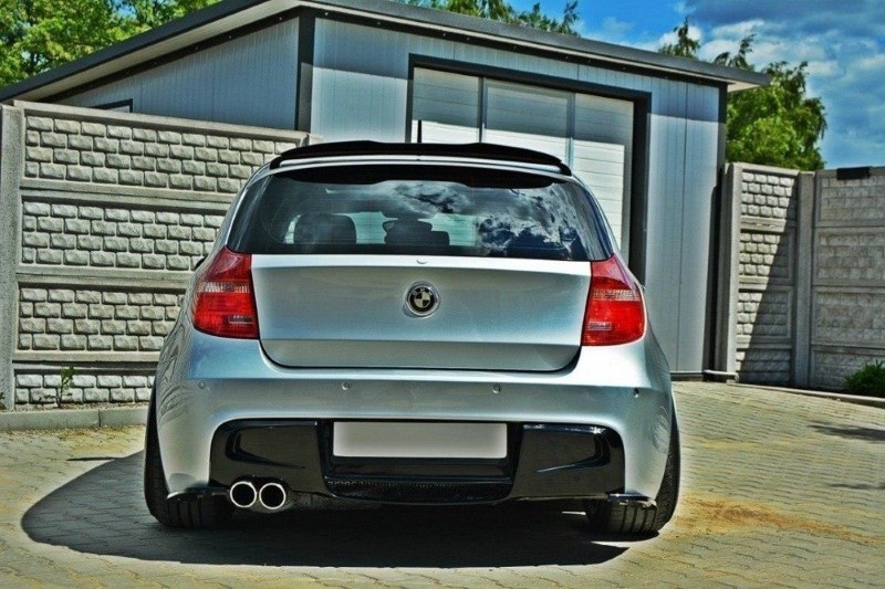 Achterzij Spoilers BMW 1 E87 Standaard/M-Performance Glanzend Zwart