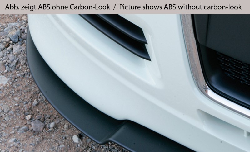 Spoilerzwaard Carbon-look Voor Voorspoiler Audi A3 8P Facelift AB