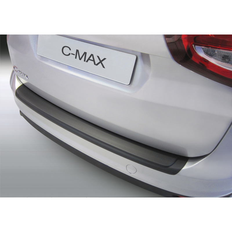 ABS Rear bumper protector  Ford C-Max 2015-2019 Black