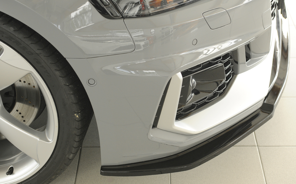 Voorspoiler Audi RS5 B9/F5 Zwart Glans Rieger