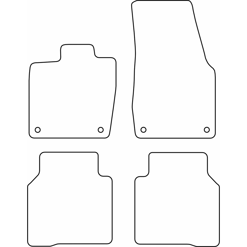 Set car mats  Volkswagen ID.7 2023- incl. Tourer