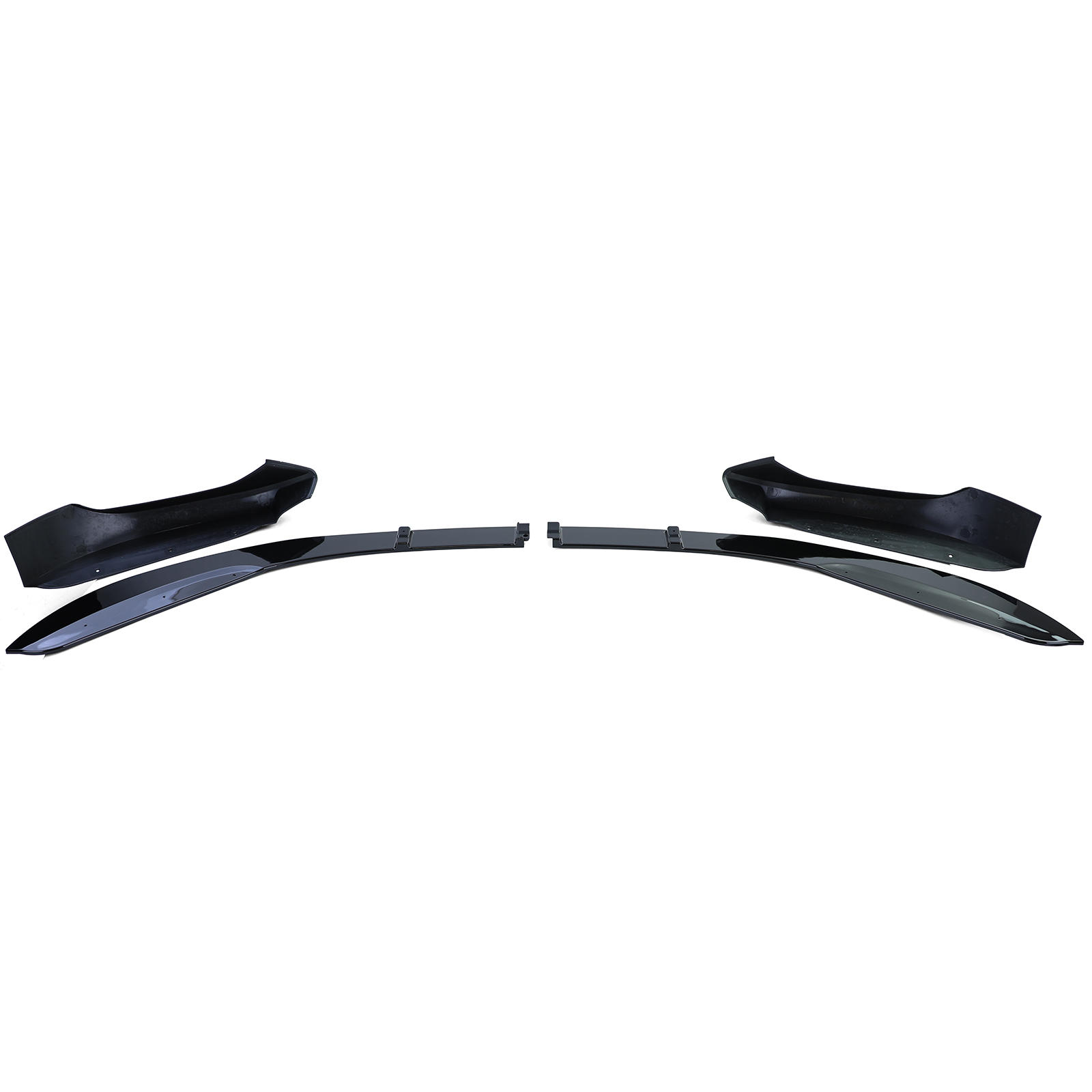 Voorspoiler BMW 1 Serie F21 F20 M Pakket 15-19 Glans Zwart