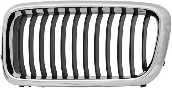 Grill links BMW E38 98-01 Chroom-ZWART