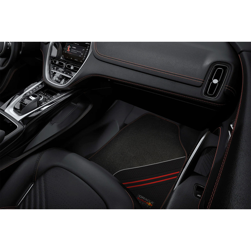 Red Bull Oracle Universal car mats set - 4-piece set - Black/Red