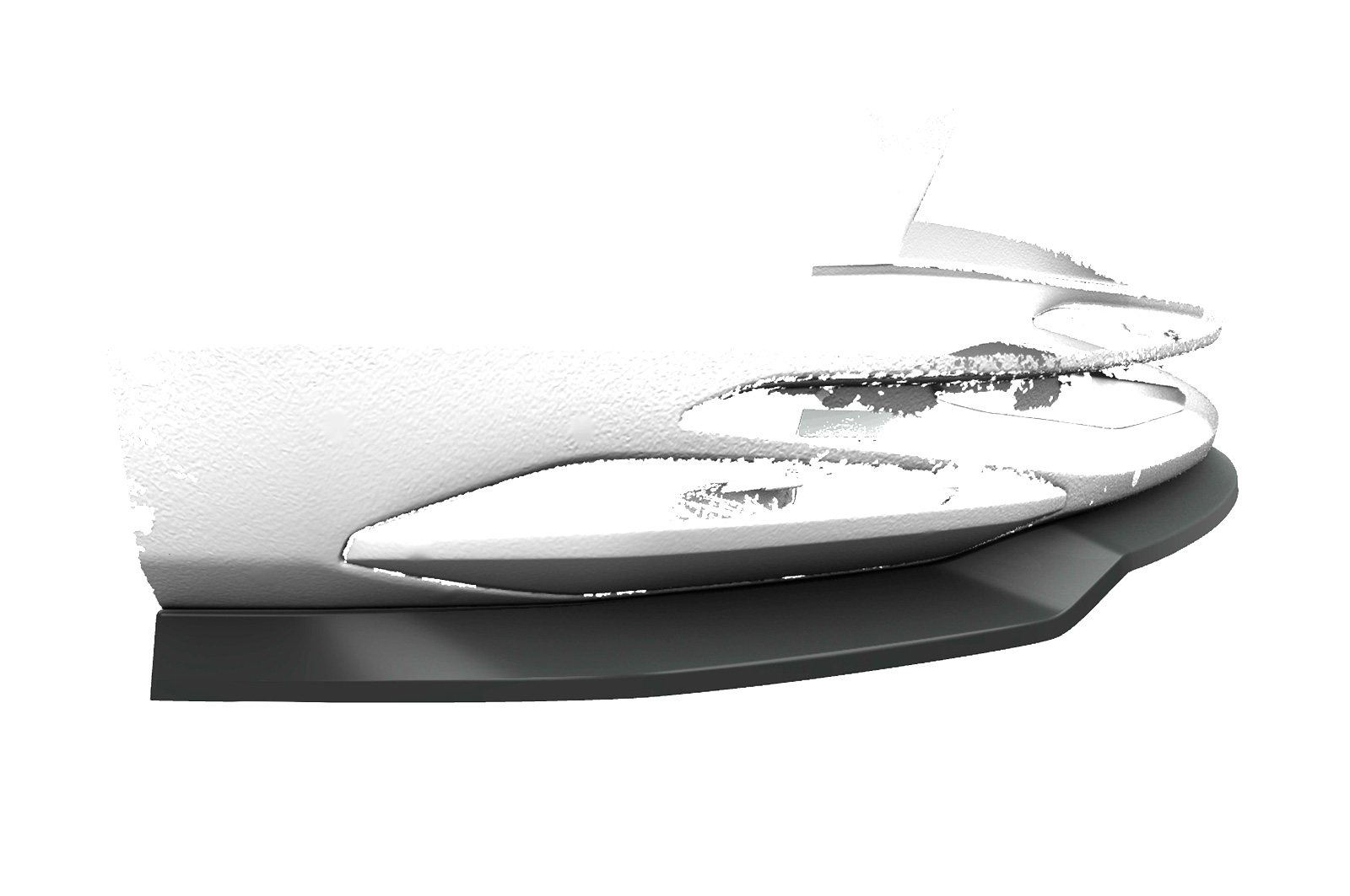 Voorspoiler Skoda Karoq CSR glans Zwart