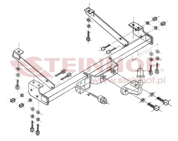 Trekhaak Opel Vivaro 2001-05/2014