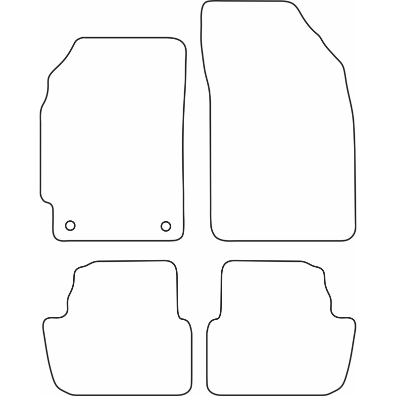 Automatten  Chevrolet Spark 2010-2013