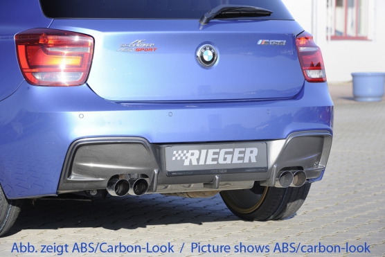 Achterdiffuser BMW 1 serie Rieger