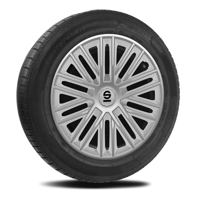 Sparco Wheel Covers Bergamo - 16-inch - Silver - Set of 4 pieces
