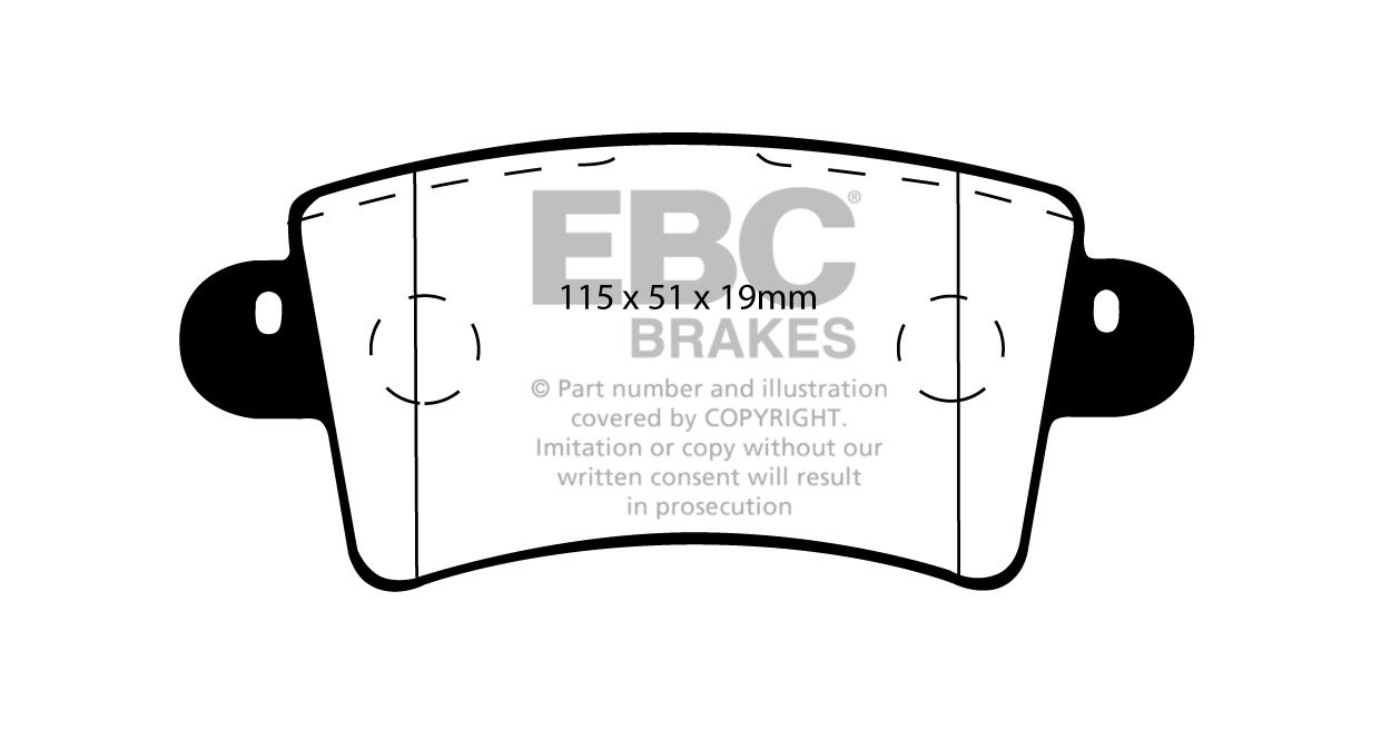 EBC Brakes NISSAN BEDRIJFSWAGEN Interstar 3.0 D 2003-.. Remblokk