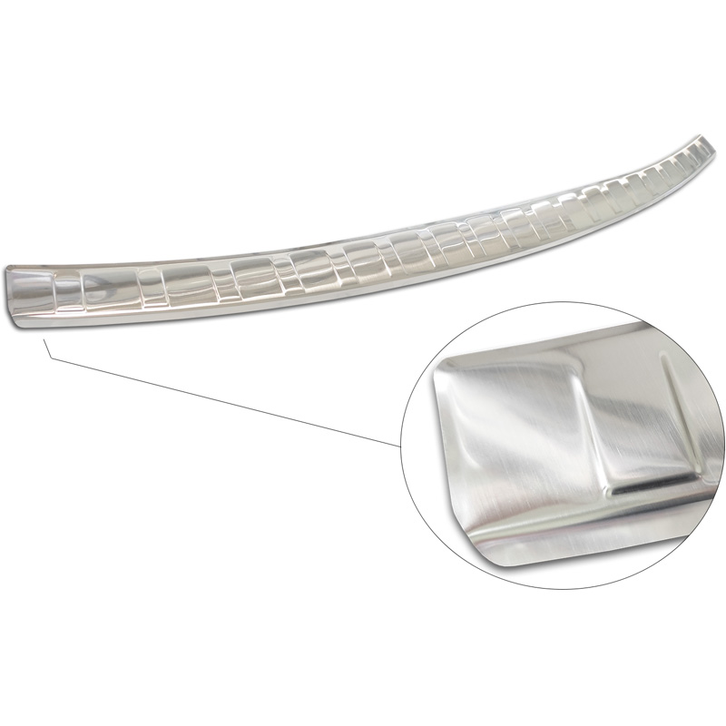 Stainless Steel Rear bumper protector  Skoda Enyaq iV 2020- excl. Coupe 'Ribs'