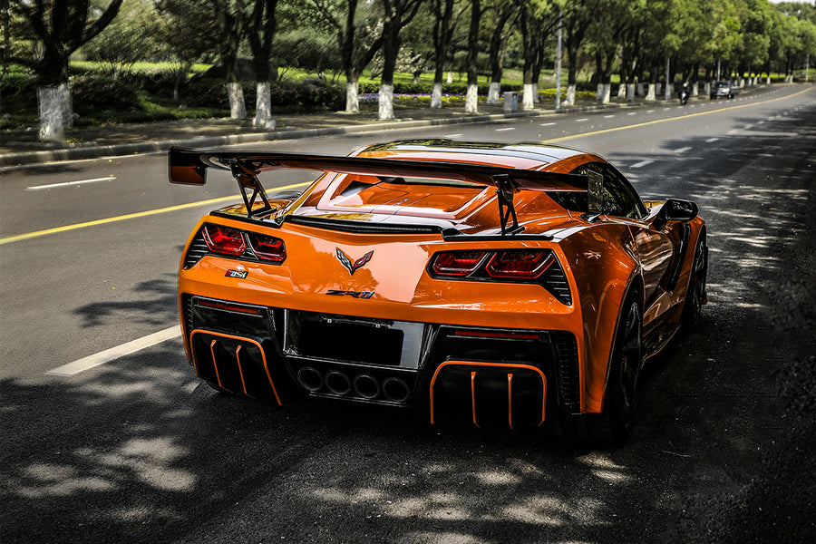 Corvette C7 Z06 Grandsport AR Style Carbon Fiber Spoiler 2013-2019