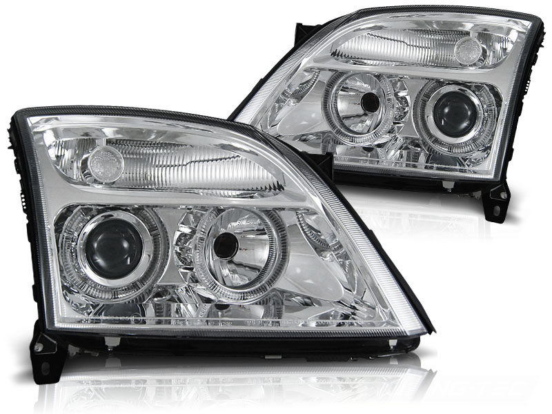 Koplampen Opel Vectra C/Signum Angel eyes chroom