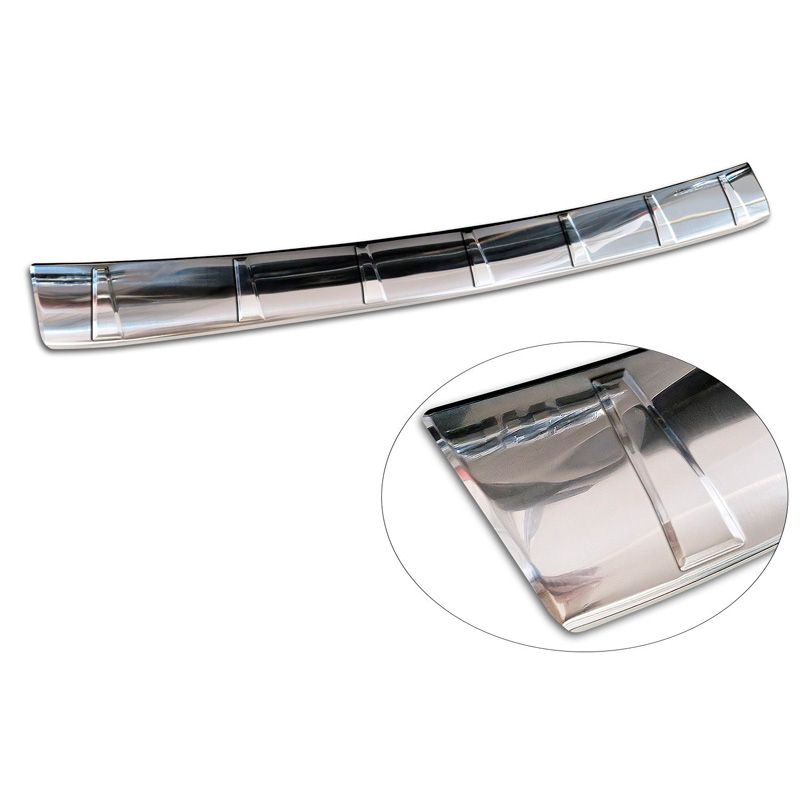 Avisa Stainless Steel Rear bumper protector  Subaru Crosstrek III 2023- 'Ribs'