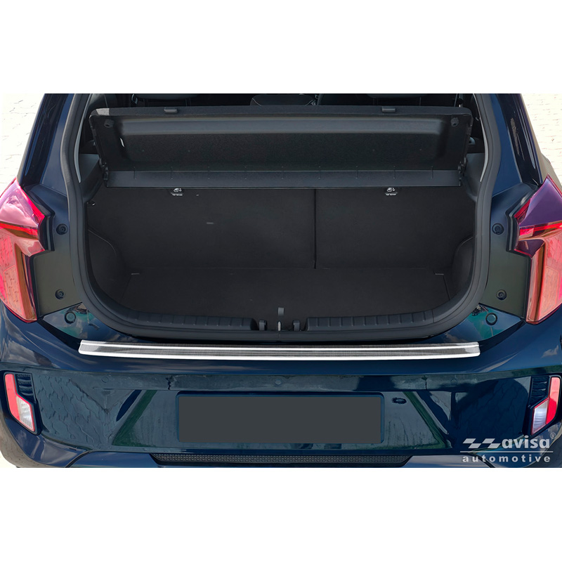 Avisa RVS Achterbumperprotector  Kia Picanto III Facelift 2024- - Zilver