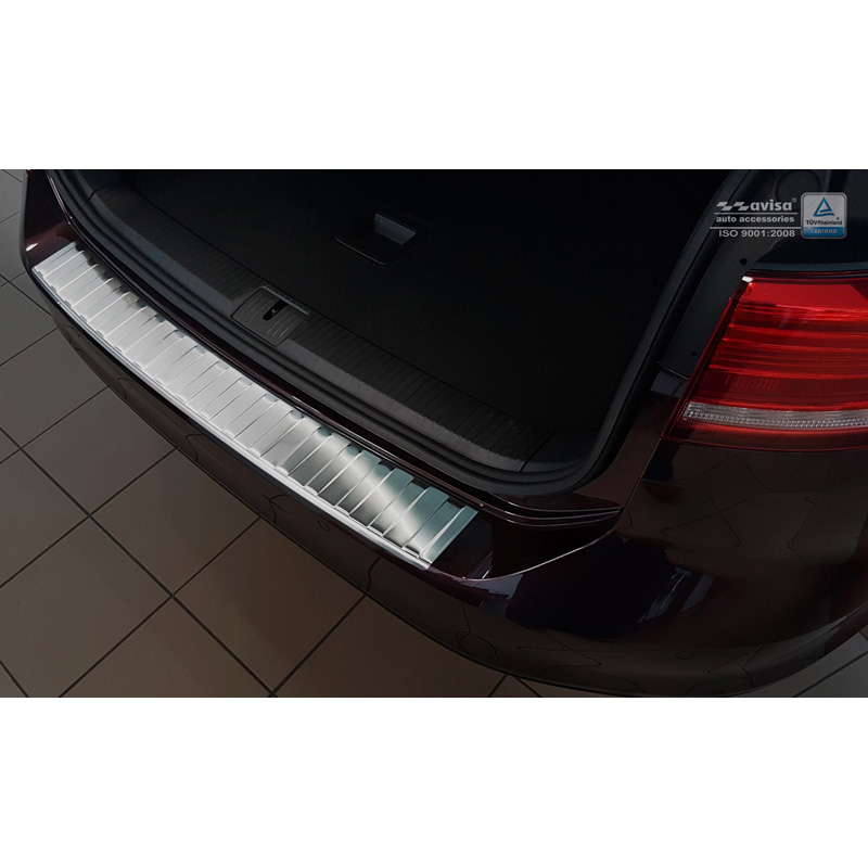 Stainless Steel Rear bumper protector  Volkswagen Passat 3G Variant 2014-2019 & 2019-2023 'Ribs'