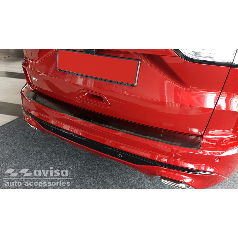 Zwart RVS Achterbumperprotector  Ford Kuga III ST-Line/Vignale/Hybrid ST-Line 2019-2024 & FL 2024- 'Ribs'