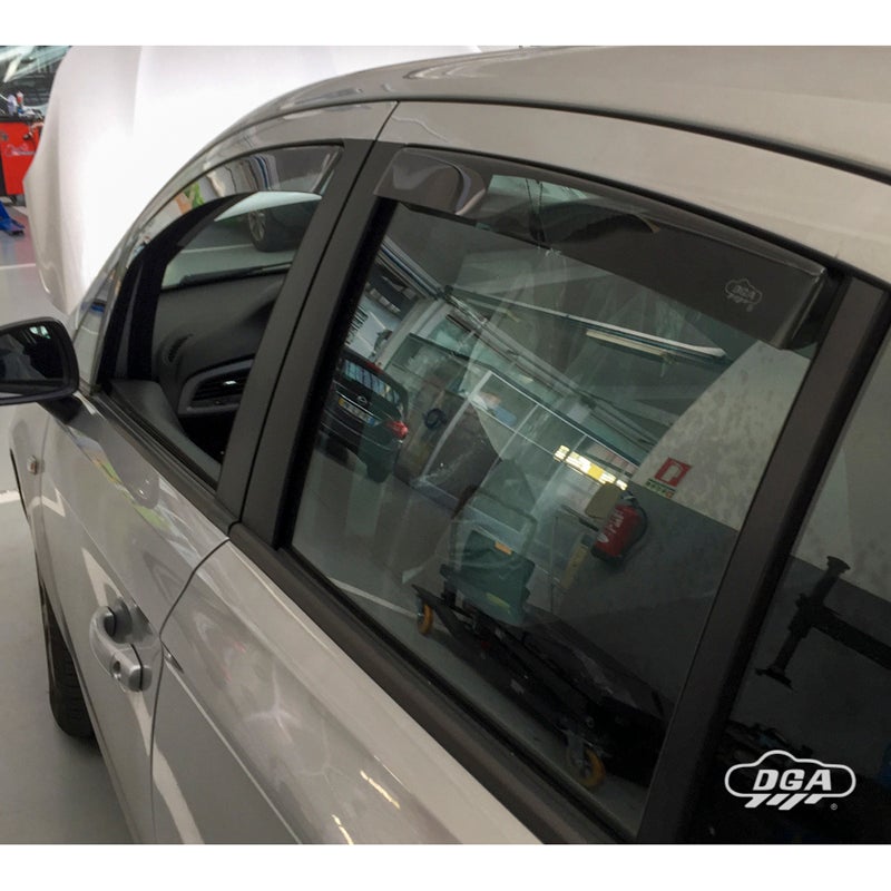 DGA Wind Deflectors Set  Opel Corsa D & E HB 5-doors 2006-2019 (4-pieces)