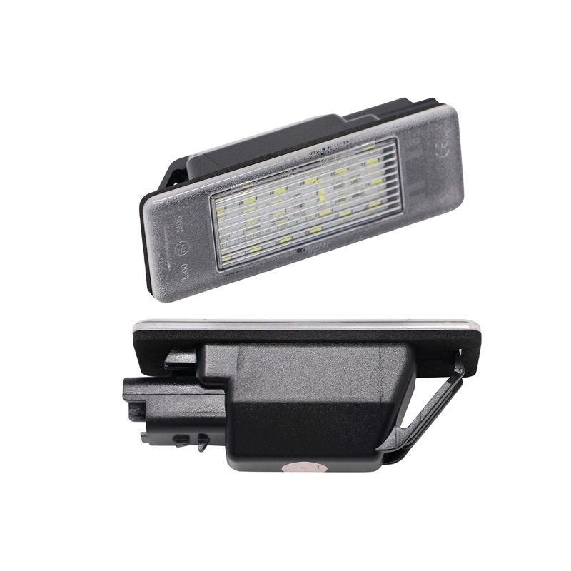 Set LED Nummerplaatverlichting  Citroën/Peugeot diverse modellen - Version 2
