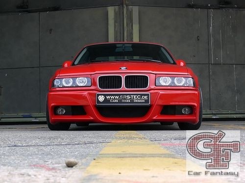 Voorbumper BMW E36 SRS-TEC B3 Mistlampen