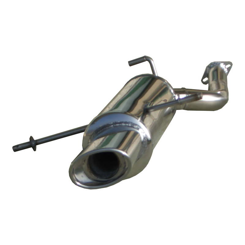 100% Inox Sport Exhaust  Subaru Forester 4WD 2.0T 1998- 120x80mm