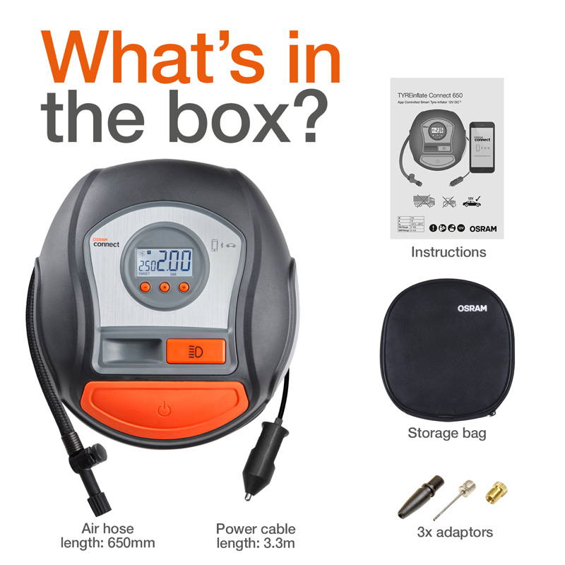 Osram TYREinflate Connect 650 - Tyre compressor
