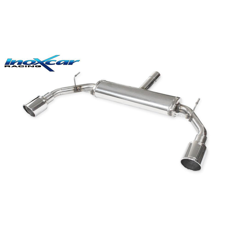 100% Inox Double Sport Exhaust  Alfa Romeo Giulietta 1750Tbi Veloce (240HP) 2016- 110mm X-Race (Ø60mm)