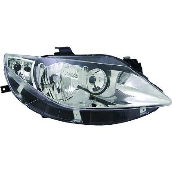 Koplamp links IBIZA 09-03/12 ZWART