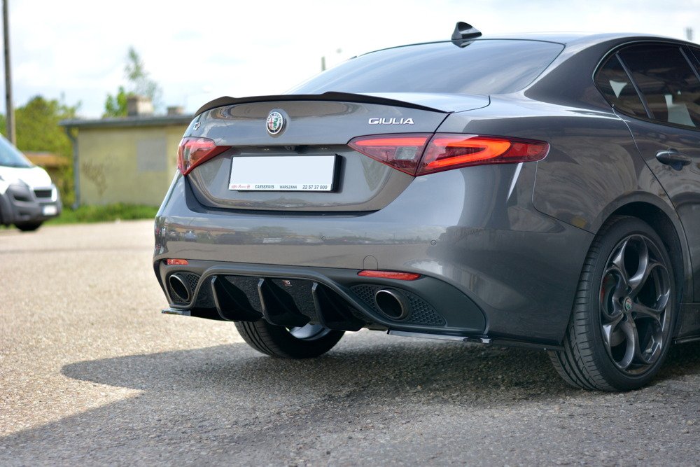 Spoiler Alfa Romeo Giulia Veloce Maxton Glans Zwart