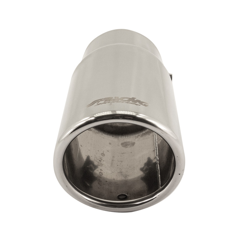 Simoni Racing Uitlaatsierstuk Rond/Schuin RVS - Ø76xL180mm - Montage ->64mm