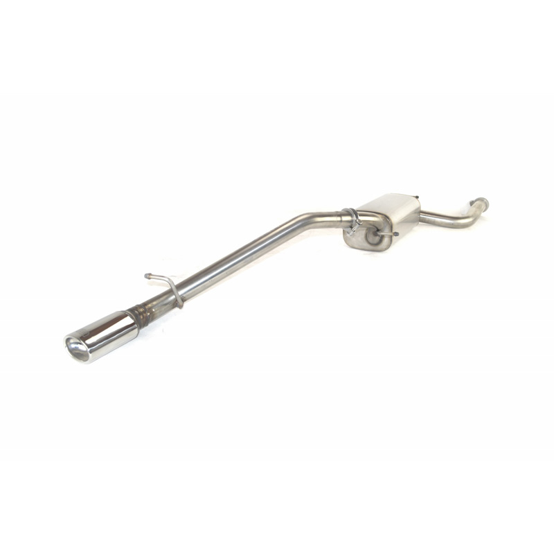 Stainless steel sport exhaust  Ford Focus II HB 1.4i 59kW/1.6i 74/85kW/1.8i 92kW/2.0i 107kW/1.8 TDCi 85kW 2005-2010 95x65mm