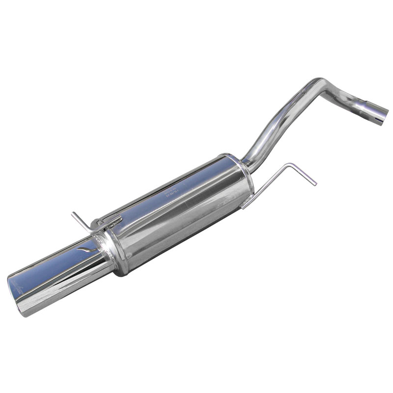 100% Inox Sport Exhaust  Volkswagen Polo 6R GTi 1.4 16v TSi (180HP) 2010- 120x80mm Oblique (Ø55mm)