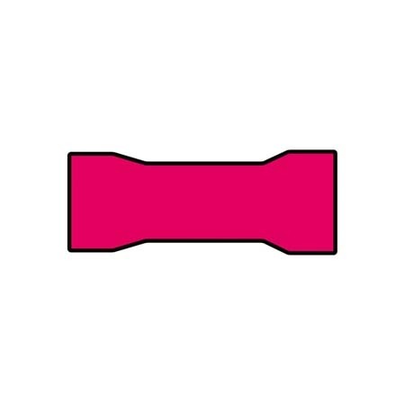 Kabelverbinders 545 rood 10st