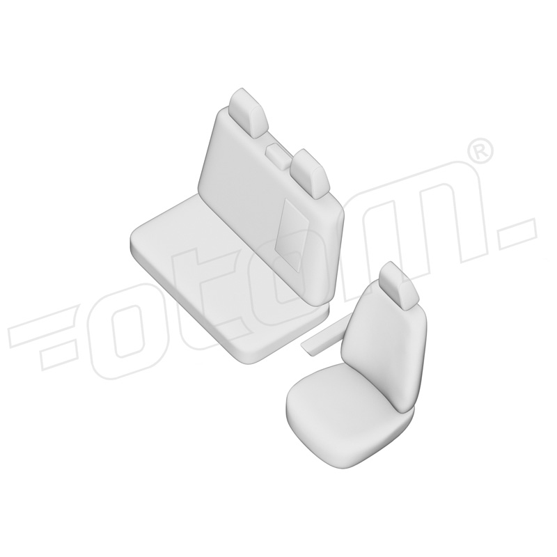 New York Design Artificial leather seat covers 2+1  Peugeot Boxer 2020- (armrest on driver's seat and in bench)