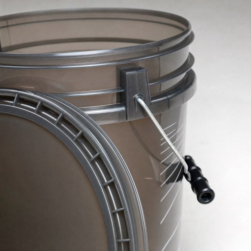 Autowascheimer 20L mit Grit/Seib - Rauchgrau Transparent