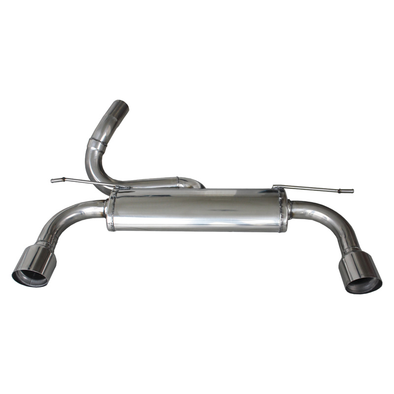 100% Inox Double Sport Exhaust  Ford Focus II RS 2.5T (305HP) 2009- Left/Right 102mm Racing