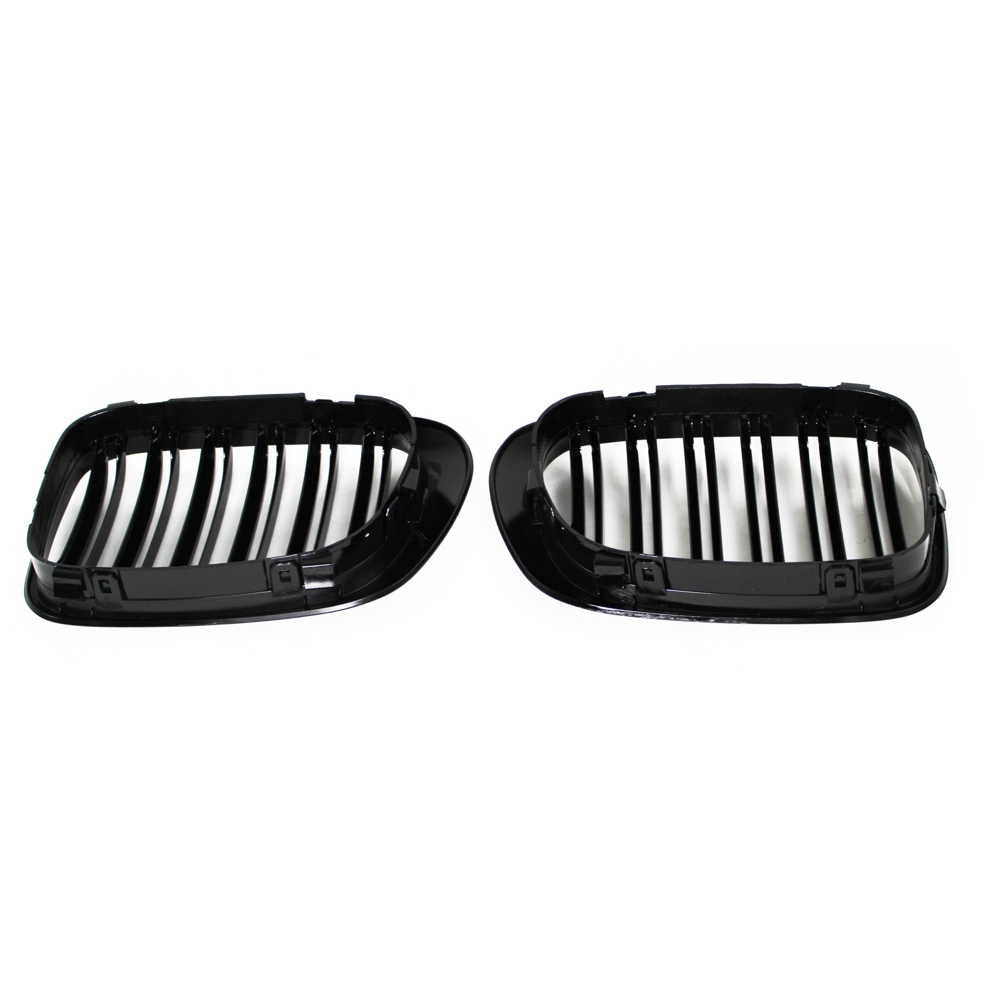 Grill Nieren BMW E46 coupe/cabrio 99-03 Glans Zwart