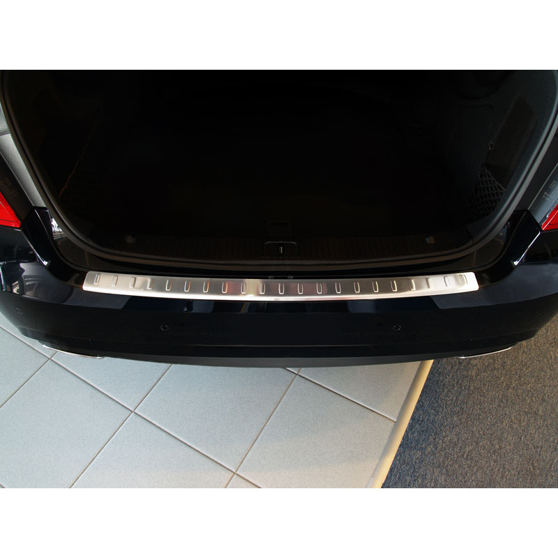 Stainless Steel Rear bumper protector  Mercedes E-Class W212 Sedan 2009-2013 incl. AMG 'Ribs'