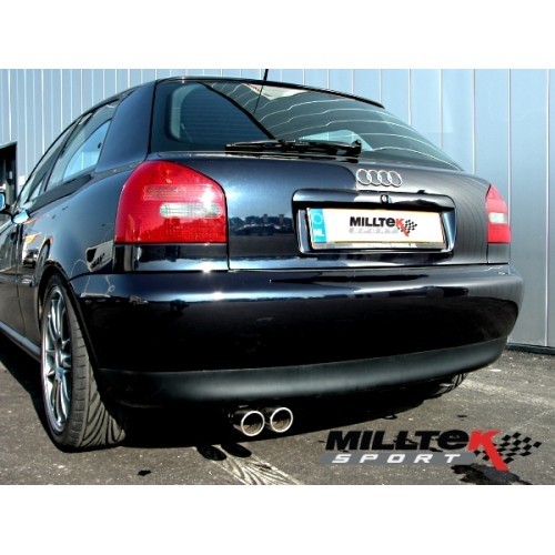 Milltek Audi A3 1.9 TDI 90/100/110/130 pk cat-back systeem voor