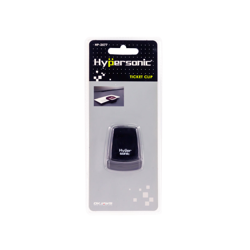 Universal Ticket Clip/Bank Card/Parking Card Holder 35x42x14mm - Self-adhesive