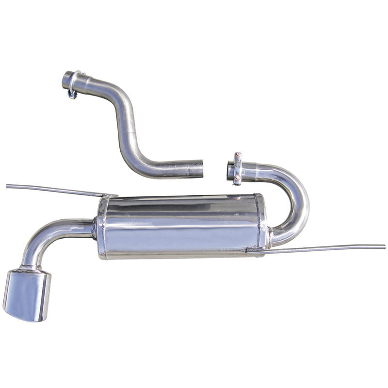 100% Inox Sport Exhaust  Volkswagen Scirocco 2.0TDi (170HP) 2008- 120x80mm Oblique