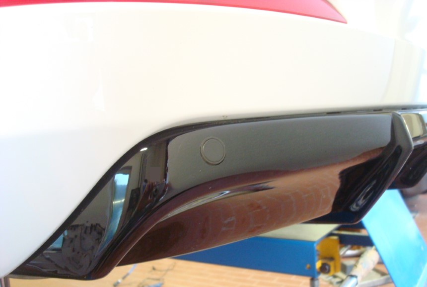 Diffuser Skoda Octavia (5E) pdc Rieger glans zwart