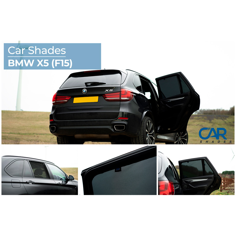 Set Car Shades (rear side doors)  BMW X5 (F15) 2013-2018 (4-pieces)