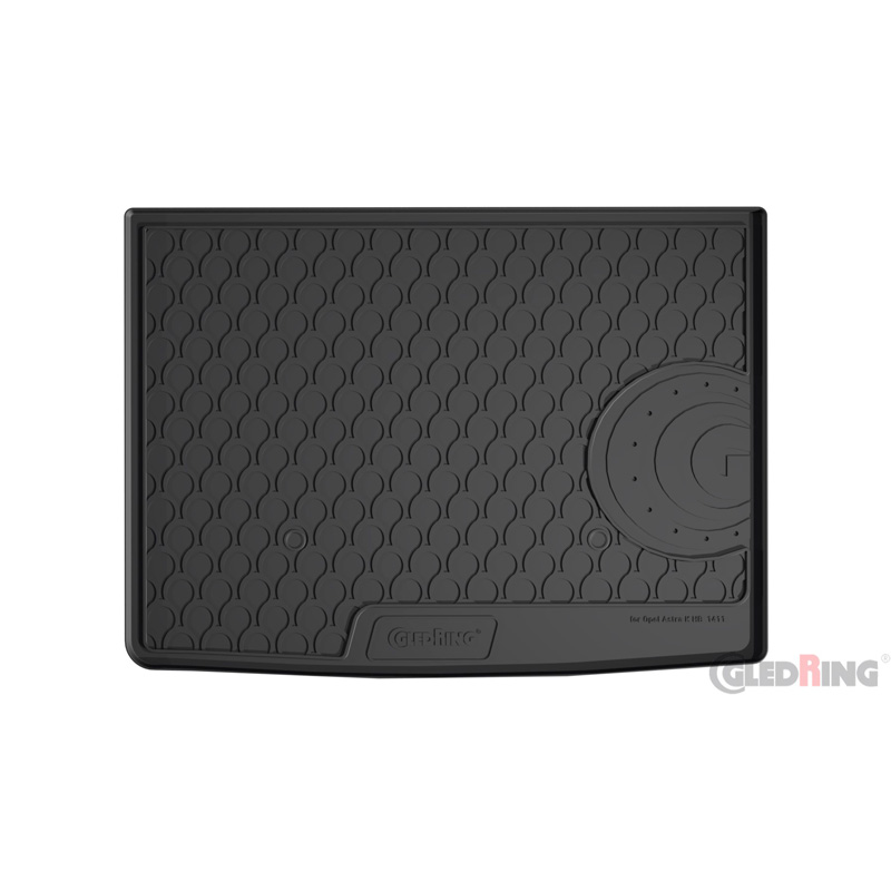 Rubbasol (Rubber) Trunk mat  Opel Astra K HB 5-doors 2015-2022 (Upper floor)