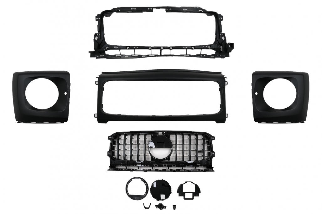Mercedes G-Klasse W463 2018- G63 AMG Grill Zwart