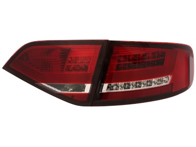 Achterlichten Audi A4 B8 07-11 Limousine Led Rood